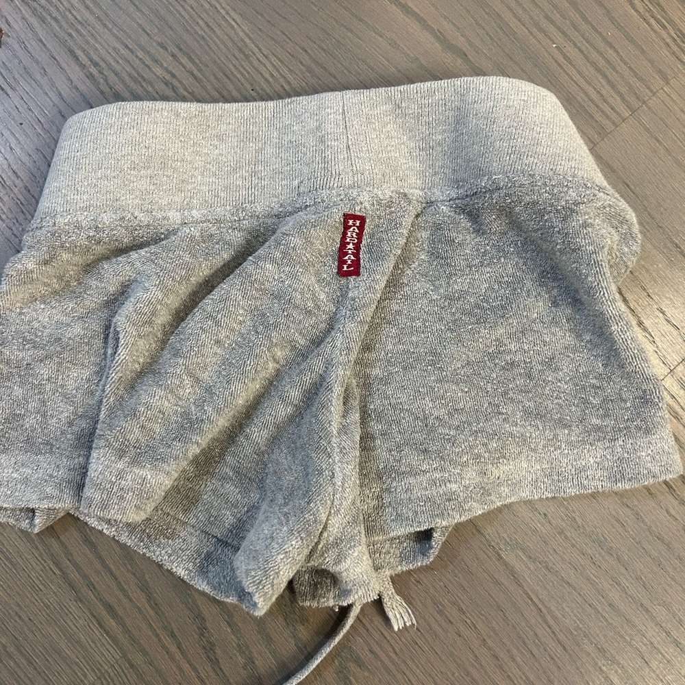 Girls grey hard tail shorts size med 10-12